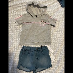 Joe’s Jeans Girls 2 Piece Short set